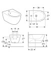 Geberit Acanto 502.825.00.1 bidet