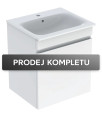 Geberit Renova Plan 501.915.01.1 bílá lesklá + umyvadlo 500.640.01.8 KeraTect