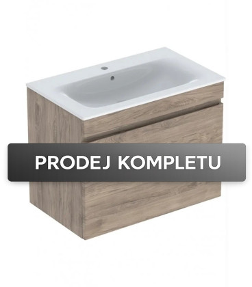 Geberit Renova Plan set 501.916.JR.1 dekor ořech 80 cm